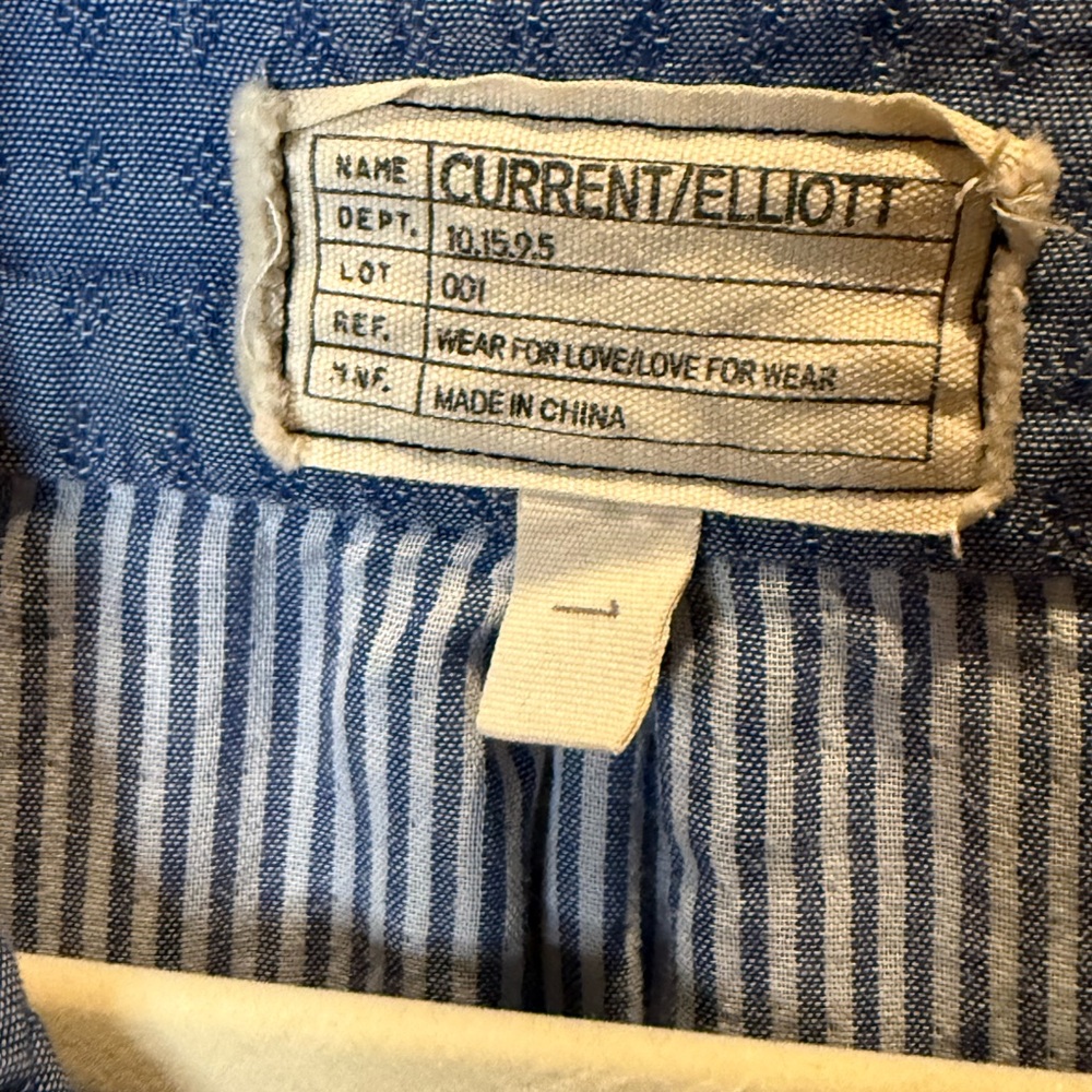 Current Elliott Prep Scool Collection Blue Button… - image 2